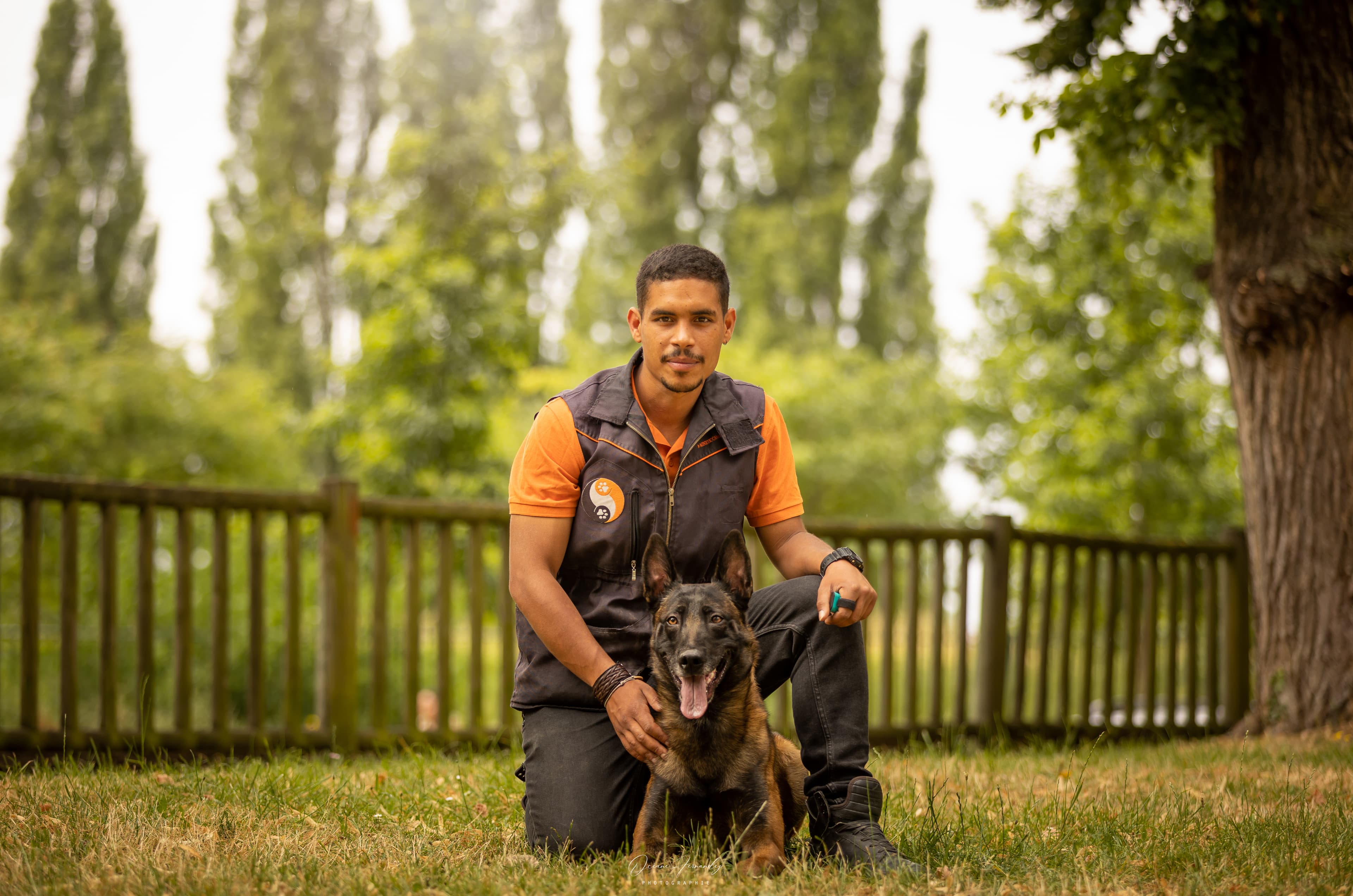 Romain Plateau en action prey-drive avec malinois